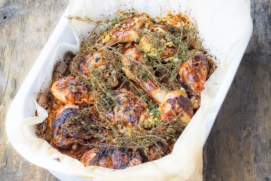 Chicken Teriyaki mit frischem Ingwer und Knoblauch